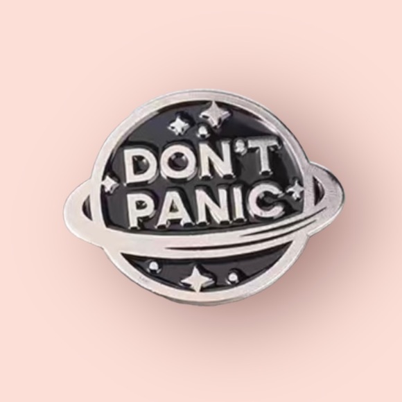 Panic x Mental Health Matters colorful enamel cartoon pin lapel brooch - Picture 2 of 11